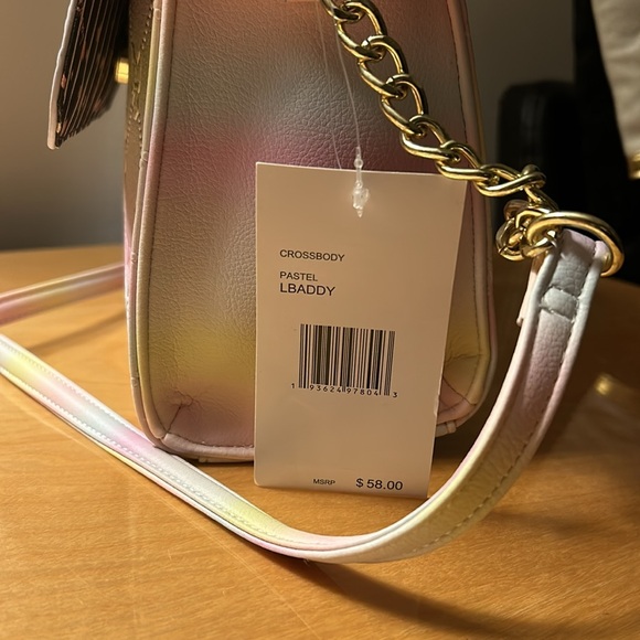 NWT Luv BETSEY JOHNSON Purse Crossbody Satchel Bag Addy Pastel LBADDY - Picture 16 of 16